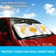 Windscreen Sun Shade for Car Interior - 4