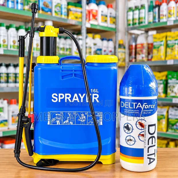 DELTAforce Insecticide + 16L Backpack Sprayer for Pests - 1