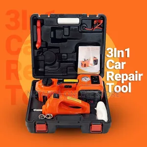 5 Tonnes Multifunction Electric Hydraulic Car Jack & Impact Wrench Set
