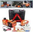 5 Tonnes Multifunction Electric Hydraulic Car Jack & Impact Wrench Set - 4