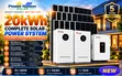 20kWh 48V Massive Clean Energy Hybrid Solar System Kit - 1