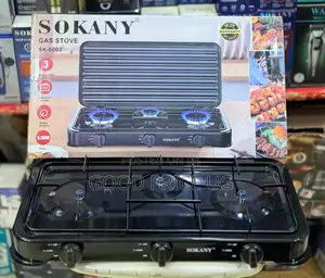 Sokany SK-6003 3-Burner Portable Gas Stove