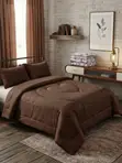 Chocolate Brown Comforter Set - Brand New - 2