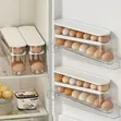 2-Tier Egg Storage Organizer - Space-Saving Fridge Rack - 1