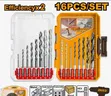 Ingco 16-Piece Multipurpose Drill Bit Set - 1