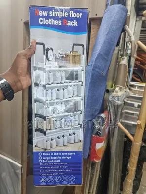 3-in-1 Space-Saving Shoe and Clothes Rack
