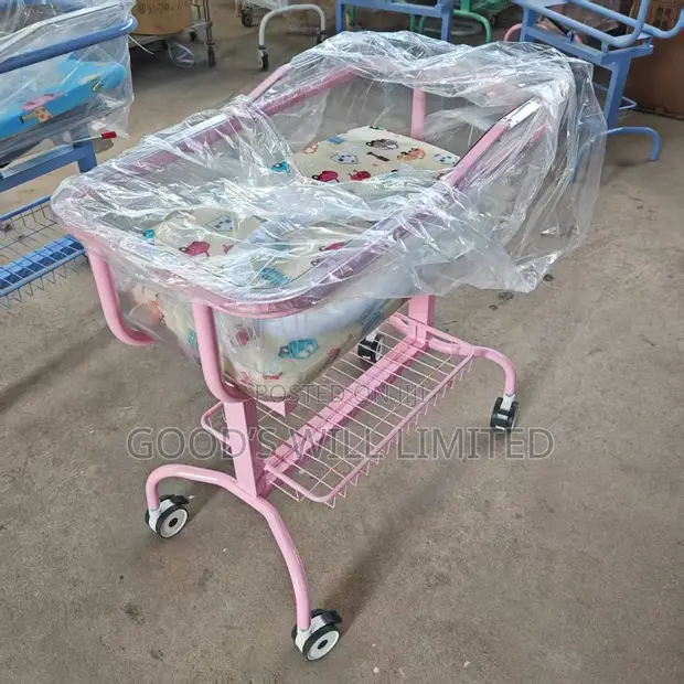 Baby Bed / Baby Cot - Pink - 1