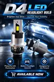 D4/D2 LED Headlamp Bulbs - 2