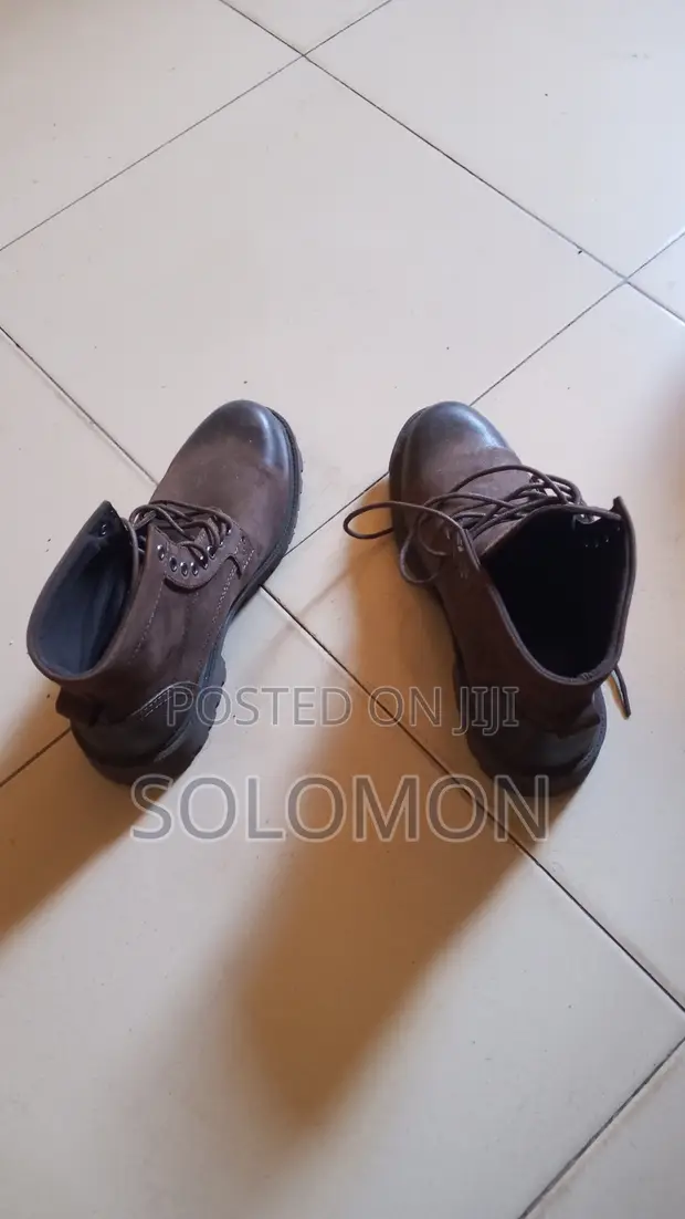 A Bathing Ape Leather Boots - Burgundy - 1