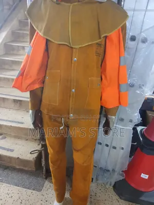 Heavy-Duty Leather Welding Suit - Brand New