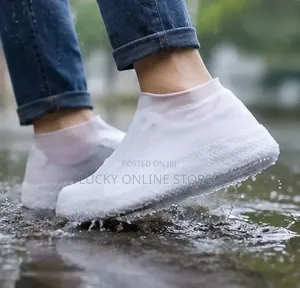 Waterproof Silicone Shoe Covers - Yellow