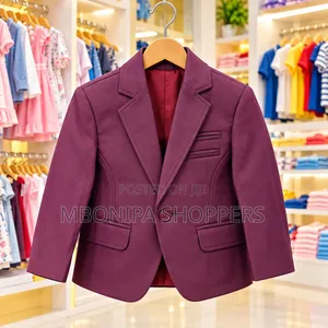 Elegant Kids 3-Piece Suit - Plum/Burgundy