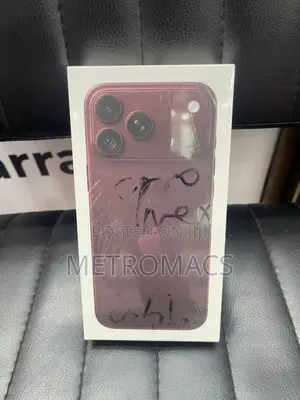 New Apple iPhone 18 Pro Max 256GB Burgundy
