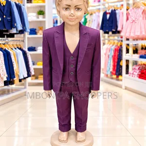 77kids Boys' 3-Piece Purple Suit (Brand New)