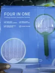 Four-in-One Folding Mosquito Swatter with UV Trap - 1