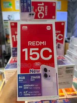 New Xiaomi Redmi 15C 4G 256GB Black