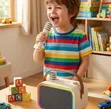 Green Lion Pico Kids Karaoke Speaker with Dual Microphones - 2