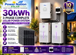 30kWh Sunmega Light Hybrid Lithium Solar System Full Kit