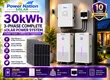 30kWh Sunmega Light Hybrid Lithium Solar System Full Kit - 1