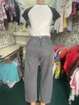 Ladies Grey Drawstring Pants + Bear Crop Top - Size S/M - 2