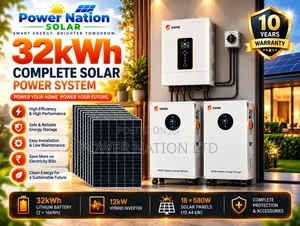 32kWh Hybrid Lithium Solar System Full Kit