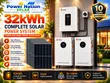 32kWh Hybrid Lithium Solar System Full Kit - 1