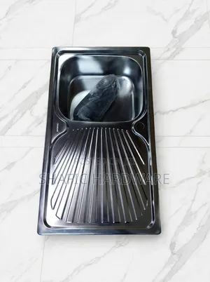 Heavy Duty Single Bowl Kitchen Sink with Tray