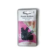 40 Black 4-Hole Resin Buttons (1.1cm) - 2