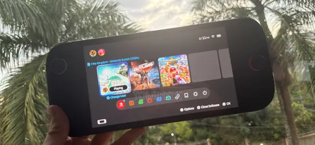 Nintendo Switch Console with 3 Games & Accessories - 1