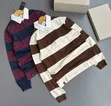Long Sleeve Strip Casual Shirts - 4