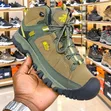 Men's Outdoor Hiking Boots - Olive Green & Brown - 2
