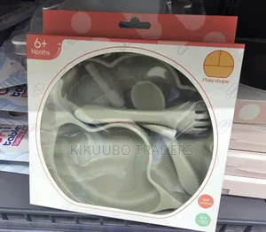 Silicone Baby Feeding Tableware Set - Sage Green