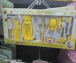 10-Piece Baby Care Grooming & Healthcare Kit - Yellow