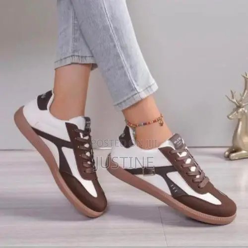 Adidas Trend Sneakers - Women's Classic Brown - 1