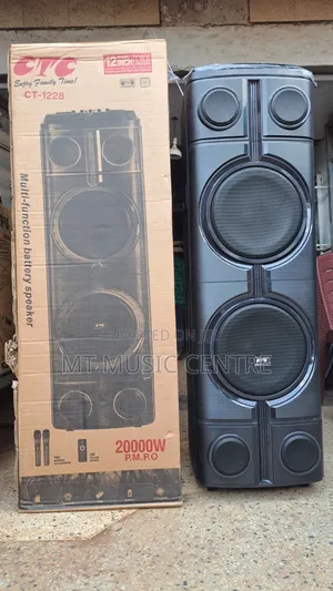 CTC 1228 Rechargeable Amplified Speaker with 2 Wireless Mics