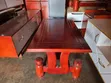 Hardwood Centre Table with 2 Stools - 2