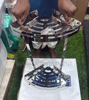 Stainless Steel Double Corner Shelf