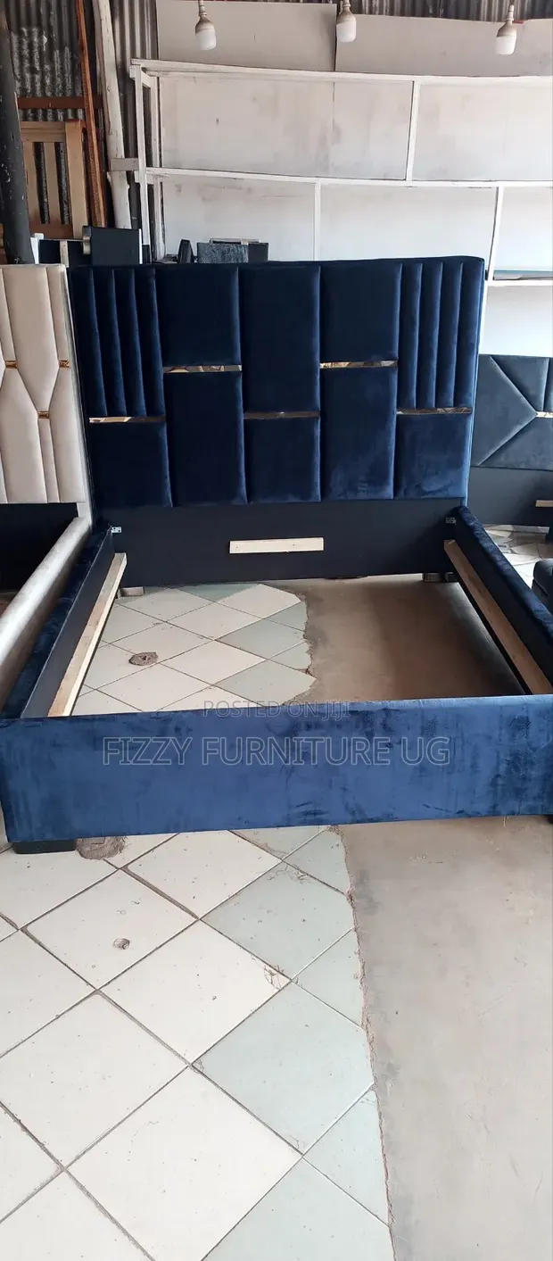 5x6 Bed Frame - Blue - 1