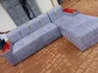 L-Shaped 6-Seater Sofa - Gray - 1