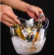 Clear Acrylic Food Grade Ice Bucket, 3.5L - 2