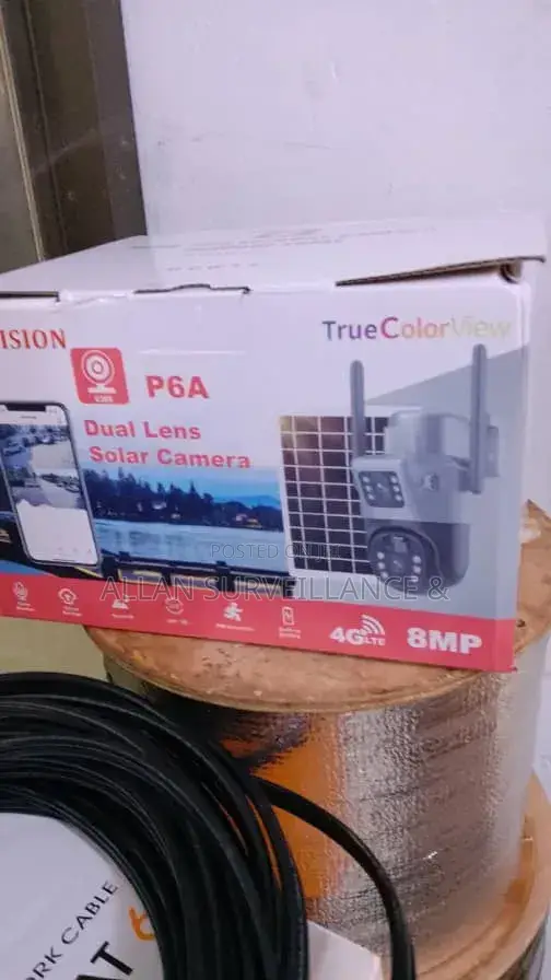 4G Dual Lens Solar Camera (V380Pro) - 1