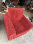 Modern Maroon Soft Sofa Set - 2