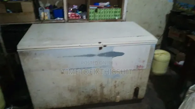 Large Commercial Chest Freezer - Used, Not Cooling - 1