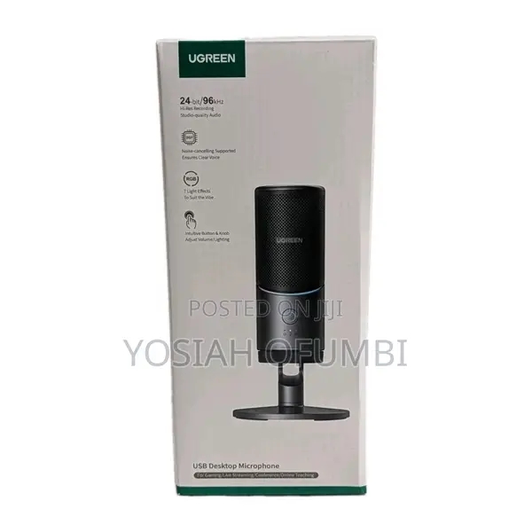 UGREEN CM769 Gaming Desktop USB Microphone with RGB Lights - 1