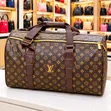 Luxury Brown Monogram Travel Duffel Bag - 1