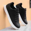 Men's Smart Casual Faux Leather Sneakers - 2
