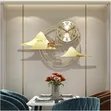 Modern Art Metal Large Wall Clock - Non-Ticking - 1