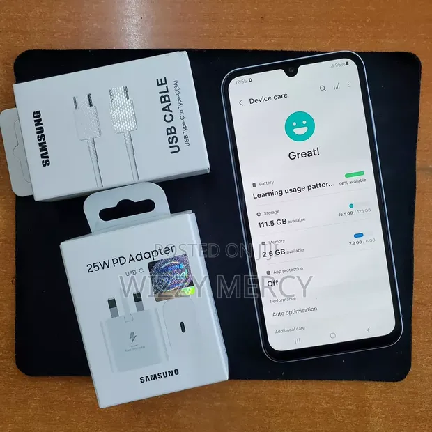 New Samsung Galaxy A15 5G 256GB White - 1