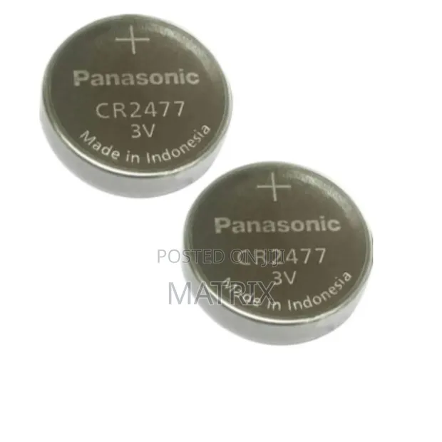 Panasonic CR2477 3V Lithium Cell Battery - 1