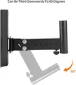 Pair of Heavy Duty Steel Wall Mount Speaker Stands (2pcs) - 2